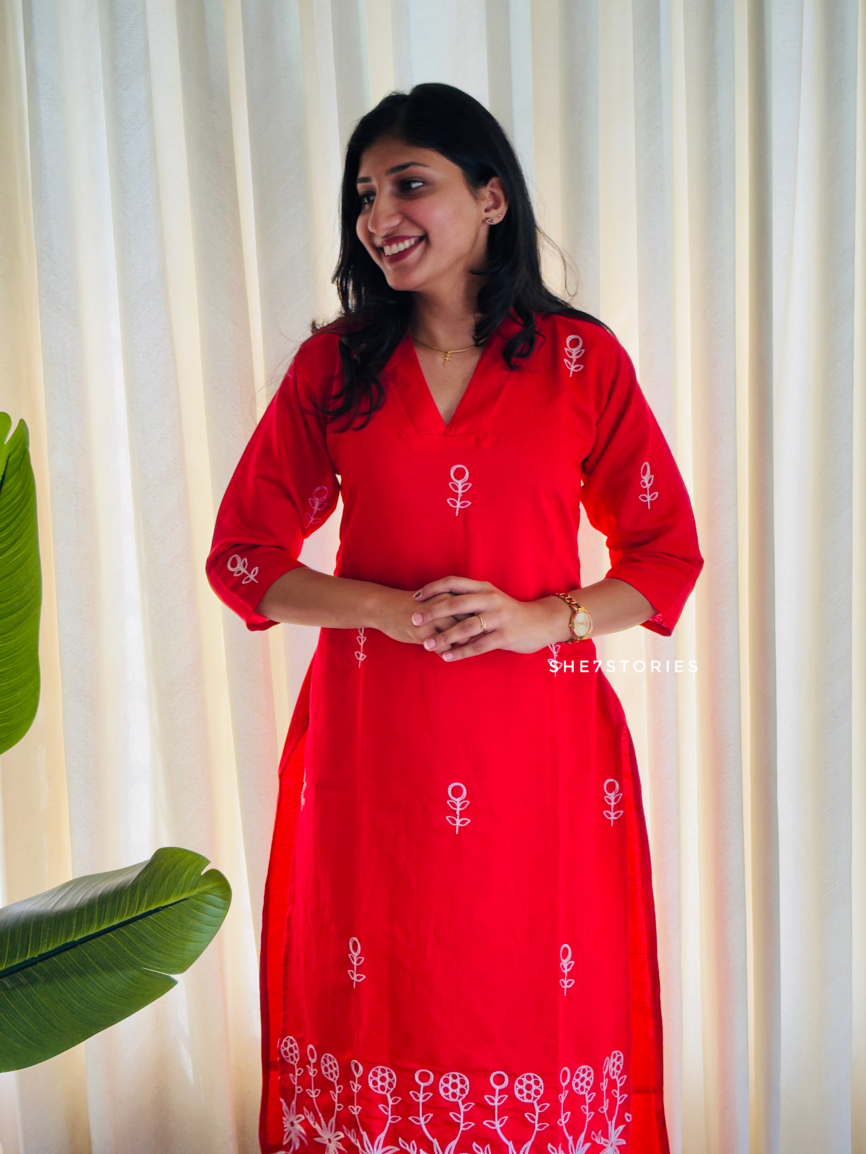 Floral Embroidered Co-ord Set