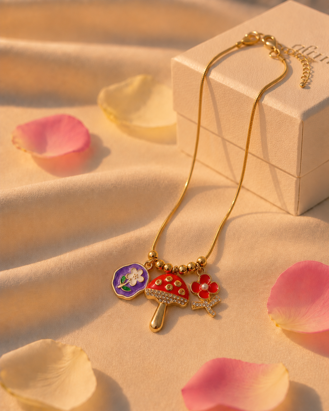 Triple pendant chain