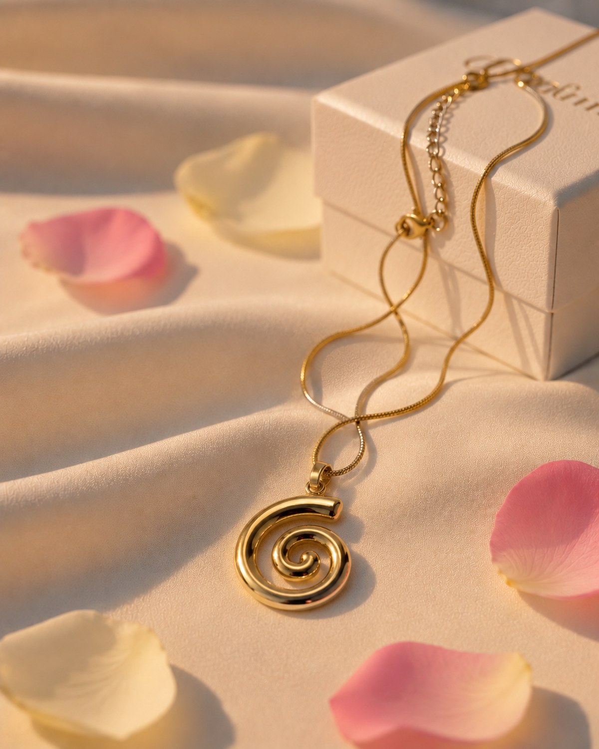 Spiral pendant chain