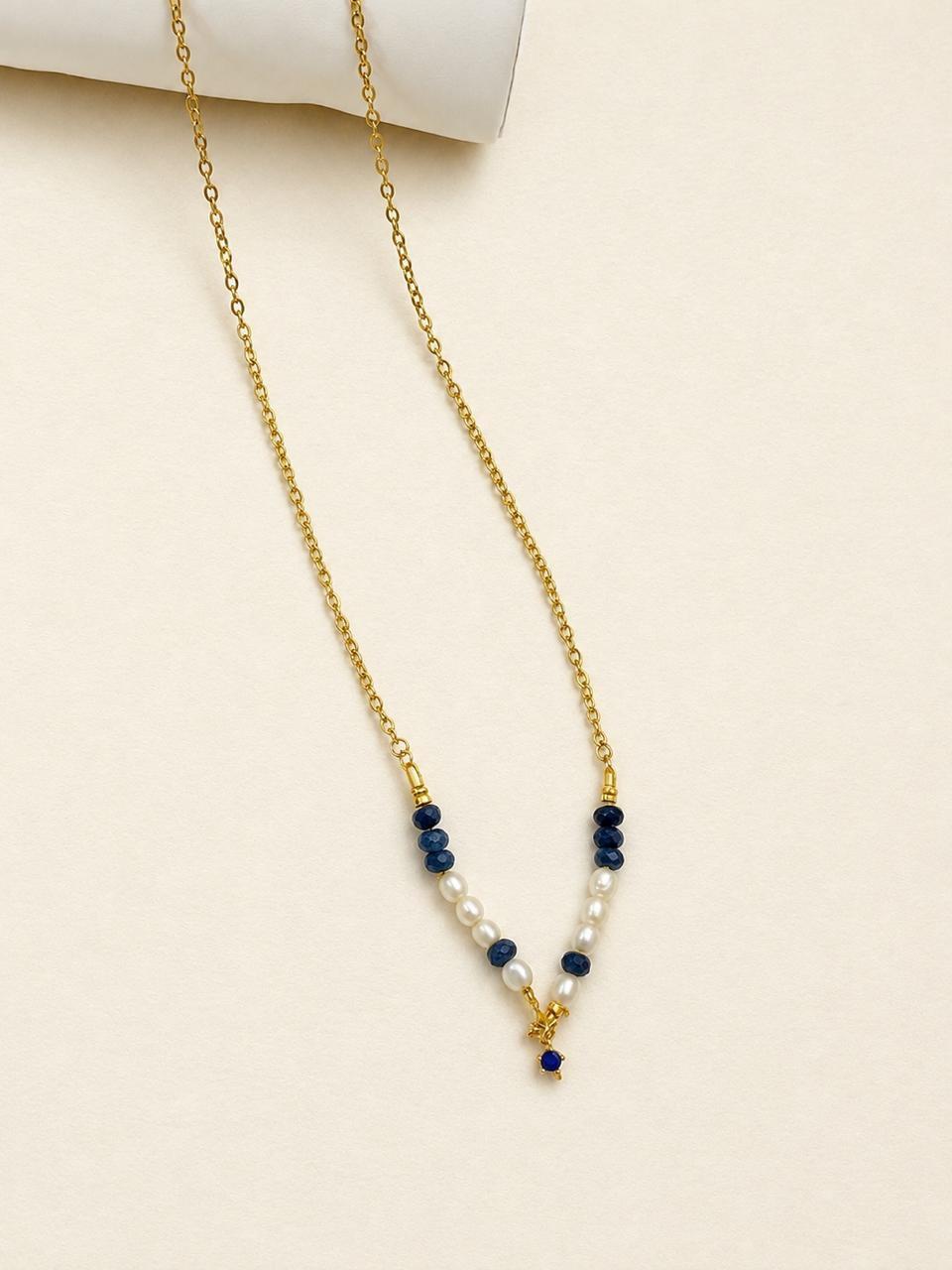 Antitarnish beaded necklace
